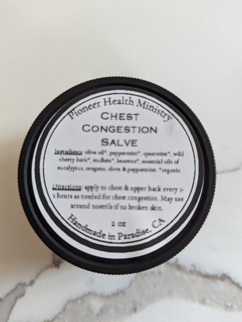 Chest congestion salve