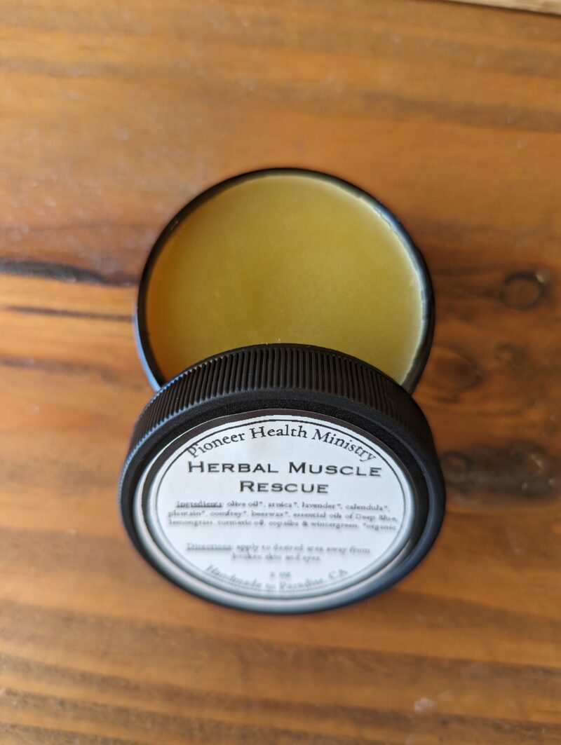 herbal muscle rescue salve