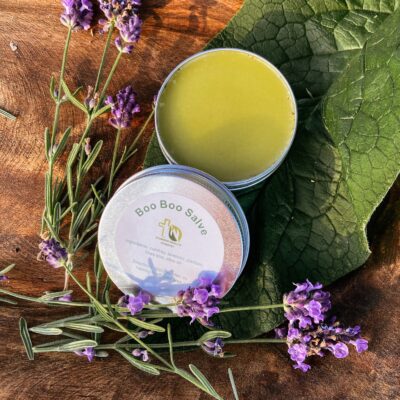 herbal boo boo salve on comfrey and lavender natural living