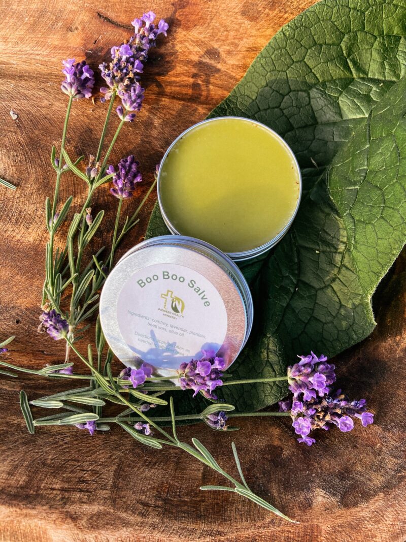 herbal boo boo salve on comfrey and lavender natural living