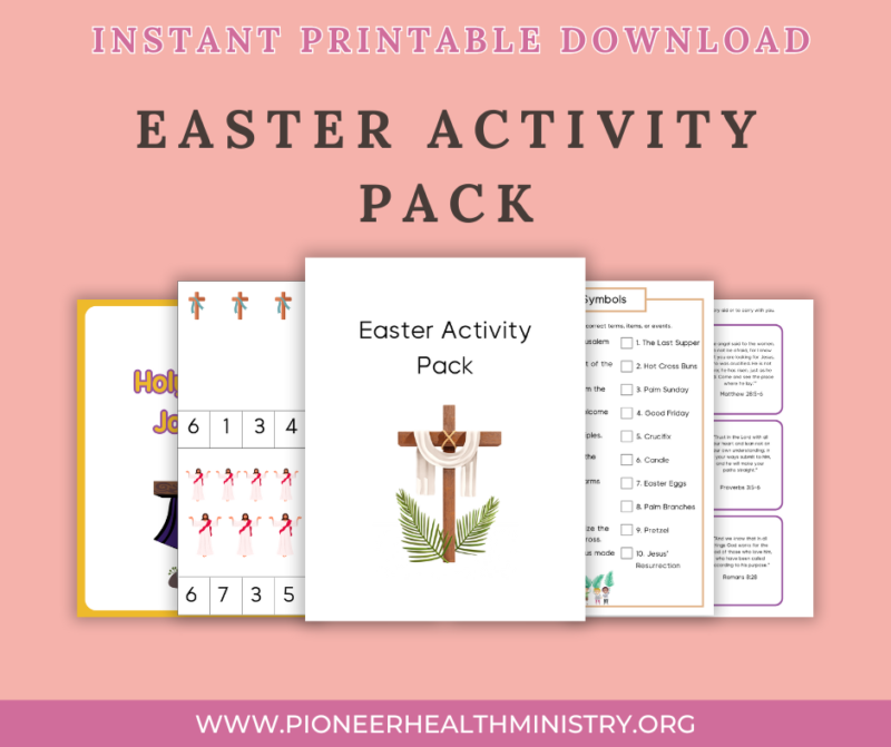 Easter activity pack ad