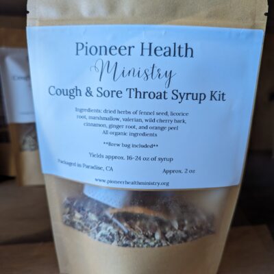 Cough and sore throat syrup kit