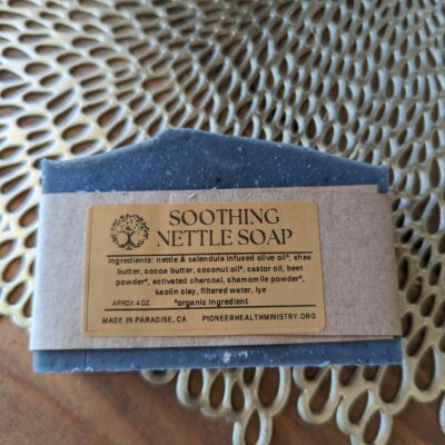 soothing nettle handmade soap