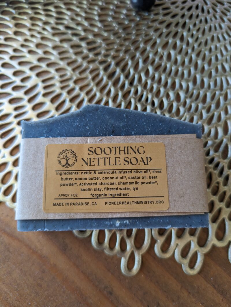 soothing nettle handmade soap