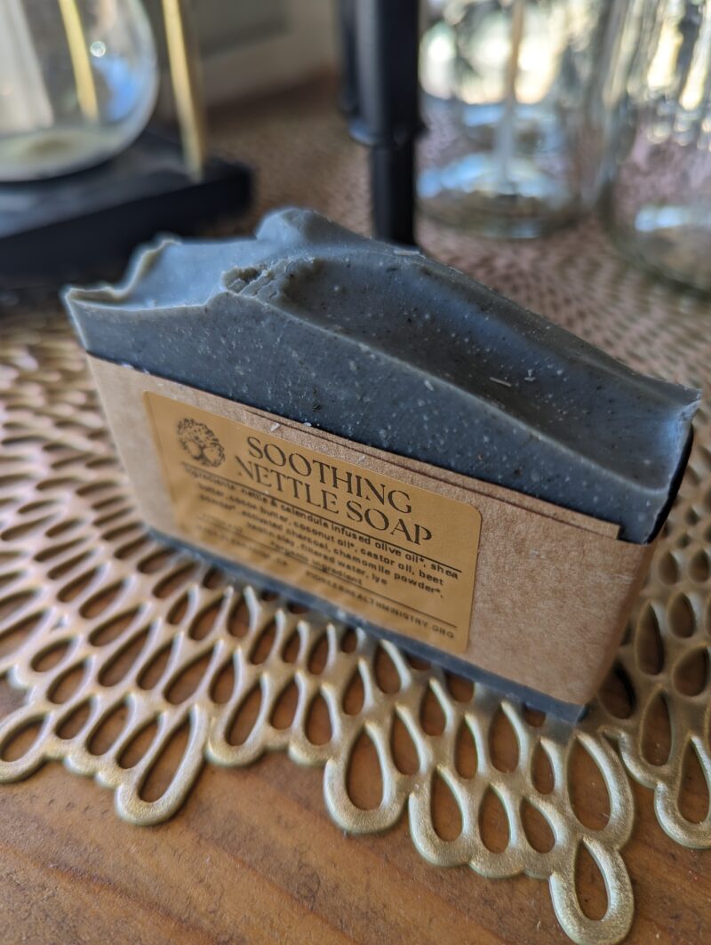 soothing nettle handmade soap