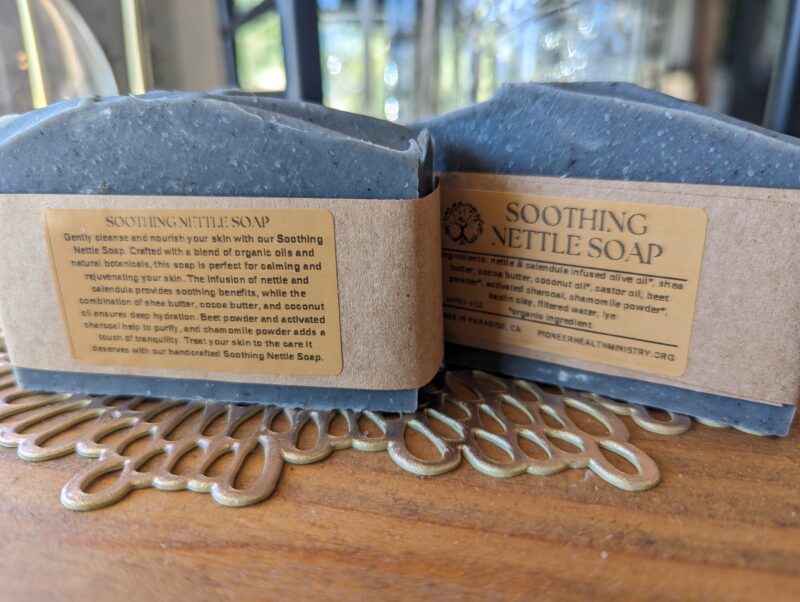 soothing nettle handmade soap