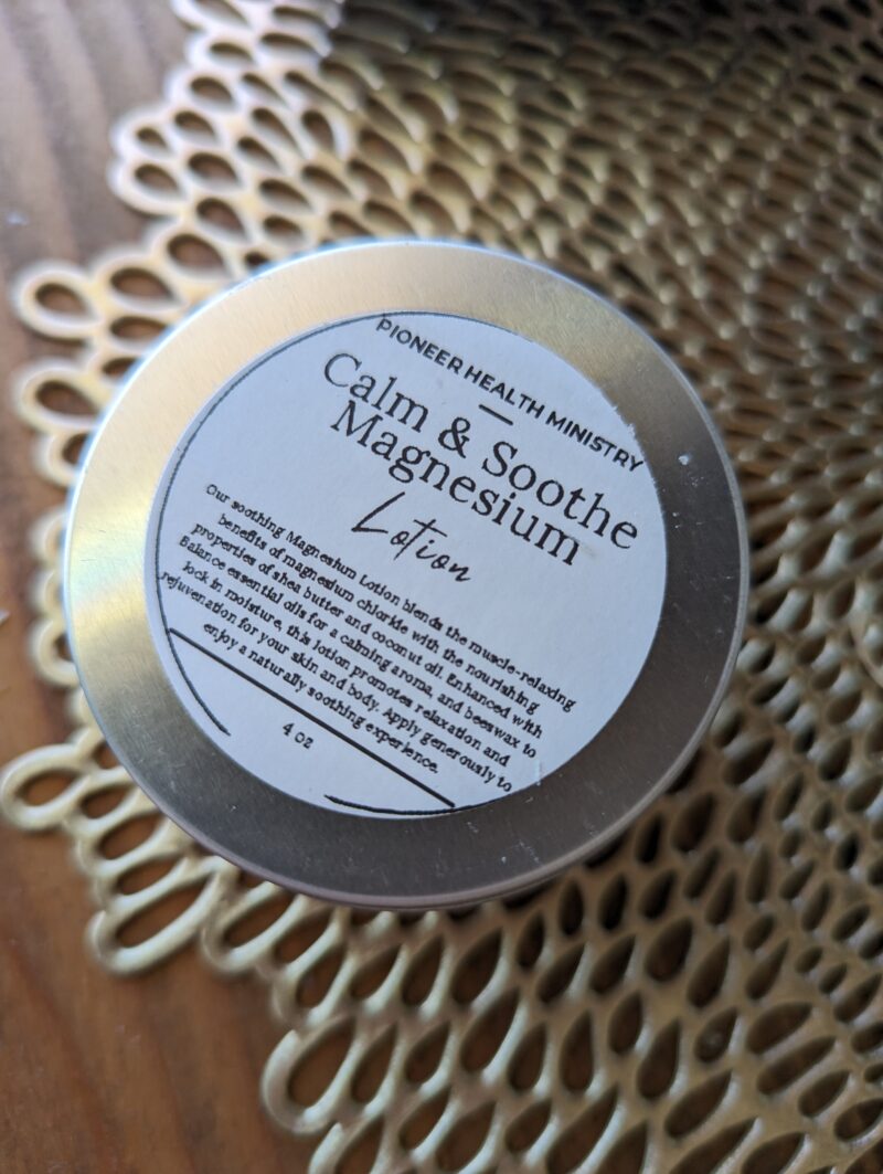 calm and soothe magnesium lotion