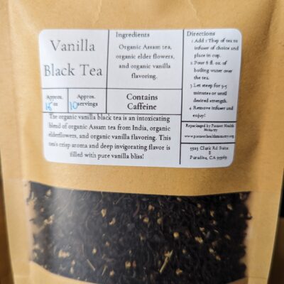 Vanilla Black Tea in kraft bag