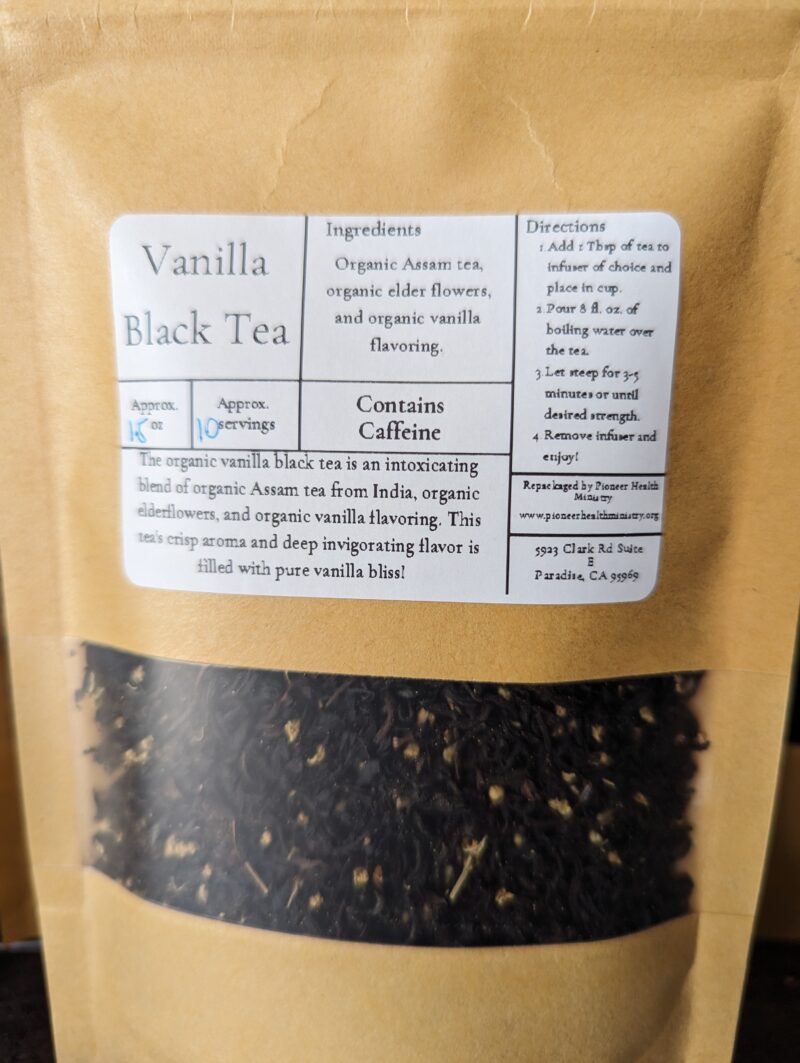 Vanilla Black Tea in kraft bag