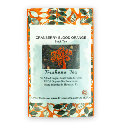 cranberry orange tea bag front