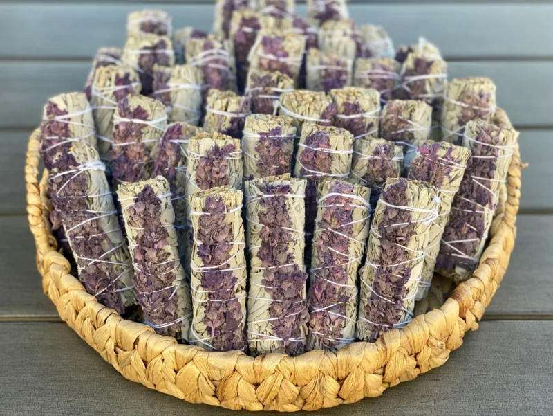 sage stick with lavender