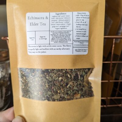 Echinacea and Elder tea