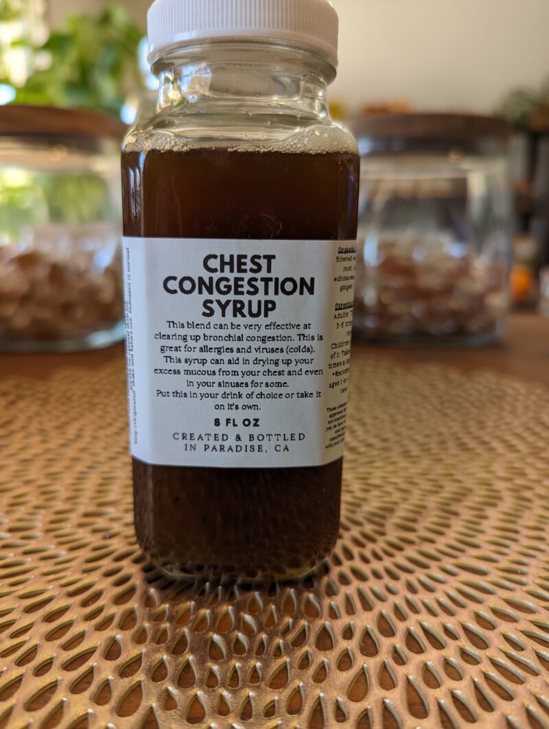 chest congestion syrup