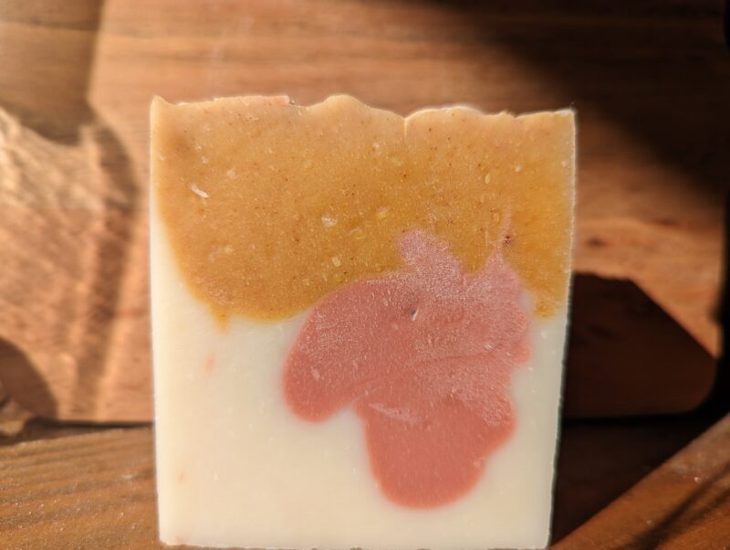 golden peppermint soap