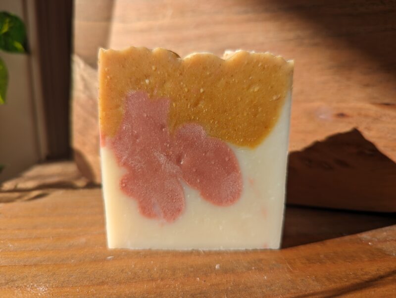 golden peppermint soap