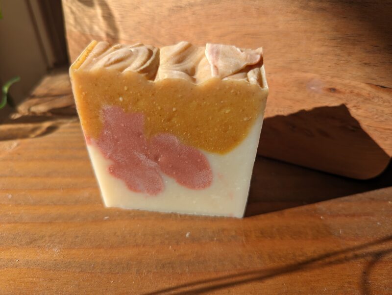 golden peppermint soap